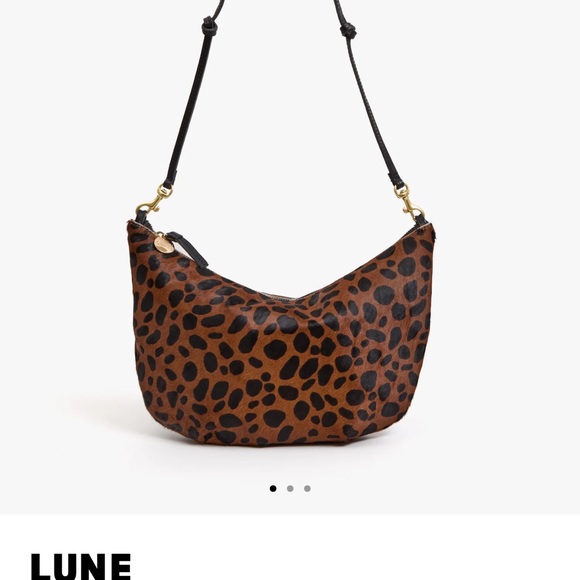 Clare V leopard print lune bag. NWT beautiful bag - Picture 5 of 5